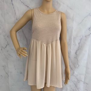 Kimchi Blue Babydoll Tunic Blouse